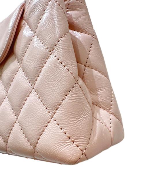 CHANEL（シャネル）CHANEL (シャネル) ハンドルショルダーバッグ ピンク×ゴールド金具の古着・服飾アイテム