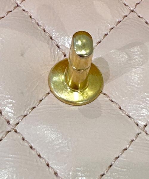 CHANEL（シャネル）CHANEL (シャネル) ハンドルショルダーバッグ ピンク×ゴールド金具の古着・服飾アイテム