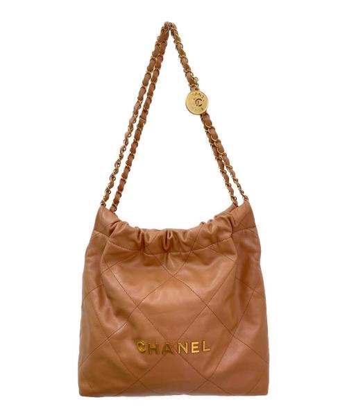 CHANEL（シャネル）CHANEL (シャネル) シャネル22 スモール キャメル サイズ:スモールの古着・服飾アイテム