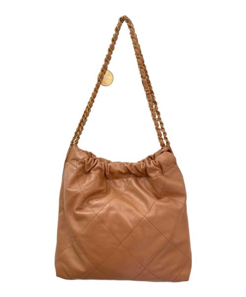 CHANEL（シャネル）CHANEL (シャネル) シャネル22 スモール キャメル サイズ:スモールの古着・服飾アイテム