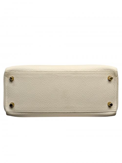 HERMES（エルメス）HERMES (エルメス) ケリー28 内縫い/ゴールド金具/トリヨンクレマンス/クレ/A刻印 クレ サイズ:28の古着・服飾アイテム