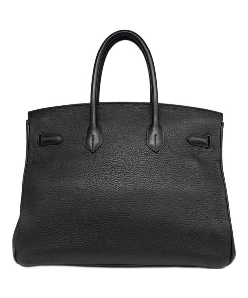 HERMES（エルメス）HERMES (エルメス) バーキン 35/シルバー金具/トリヨンクレマンス/ブラック/□M刻印 ブラック サイズ:35の古着・服飾アイテム