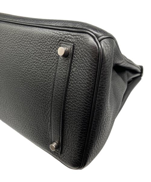 HERMES（エルメス）HERMES (エルメス) バーキン 35/シルバー金具/トリヨンクレマンス/ブラック/□M刻印 ブラック サイズ:35の古着・服飾アイテム