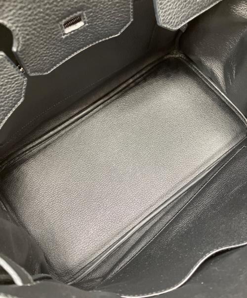 HERMES（エルメス）HERMES (エルメス) バーキン 35/シルバー金具/トリヨンクレマンス/ブラック/□M刻印 ブラック サイズ:35の古着・服飾アイテム