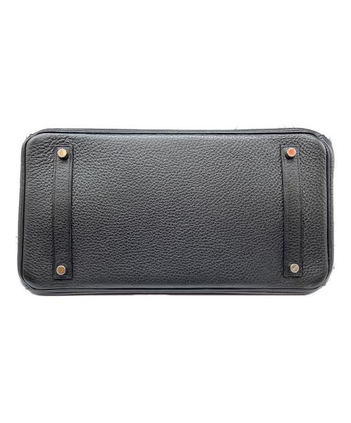 HERMES（エルメス）HERMES (エルメス) バーキン 35/シルバー金具/トリヨンクレマンス/ブラック/□M刻印 ブラック サイズ:35の古着・服飾アイテム