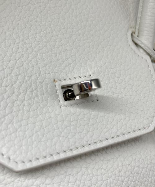 HERMES（エルメス）HERMES (エルメス) バーキン 35/シルバー金具/トリヨンクレマンス/ホワイト/T刻印:2015年 ホワイト サイズ:35の古着・服飾アイテム