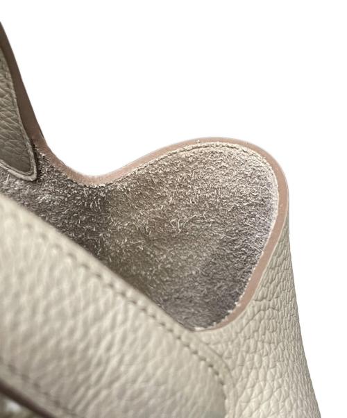 HERMES（エルメス）HERMES (エルメス) ピコタンロック PM/シルバー金具/トリヨンクレマンス/ベトン/W刻印 ベトン サイズ:PMの古着・服飾アイテム