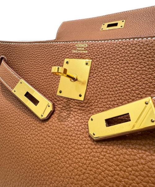 HERMES（エルメス）HERMES (エルメス) ケリー28 内縫い/トゴ/	ゴールド×ゴールド金具/Z刻印:2021年/V金具 ゴールド×ゴールド金具 サイズ:28の古着・服飾アイテム