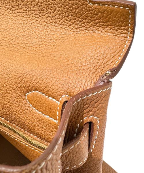 HERMES（エルメス）HERMES (エルメス) ケリー28 内縫い/トゴ/	ゴールド×ゴールド金具/Z刻印:2021年/V金具 ゴールド×ゴールド金具 サイズ:28の古着・服飾アイテム