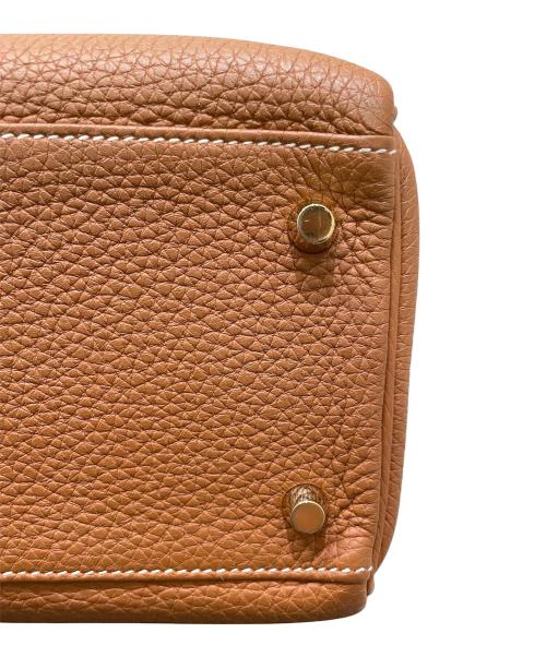 HERMES（エルメス）HERMES (エルメス) ケリー28 内縫い/トゴ/	ゴールド×ゴールド金具/Z刻印:2021年/V金具 ゴールド×ゴールド金具 サイズ:28の古着・服飾アイテム