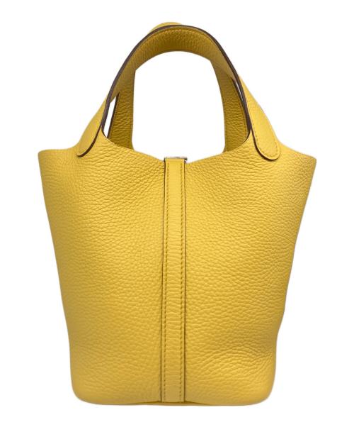 HERMES（エルメス）HERMES (エルメス) ピコタンロック PM/シルバー金具/トリヨンクレマンス/サン/W刻印 サン サイズ:PMの古着・服飾アイテム