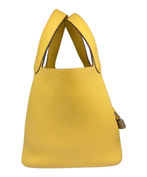 HERMES（エルメス）HERMES (エルメス) ピコタンロック PM/シルバー金具/トリヨンクレマンス/サン/W刻印 サン サイズ:PMの古着・服飾アイテム