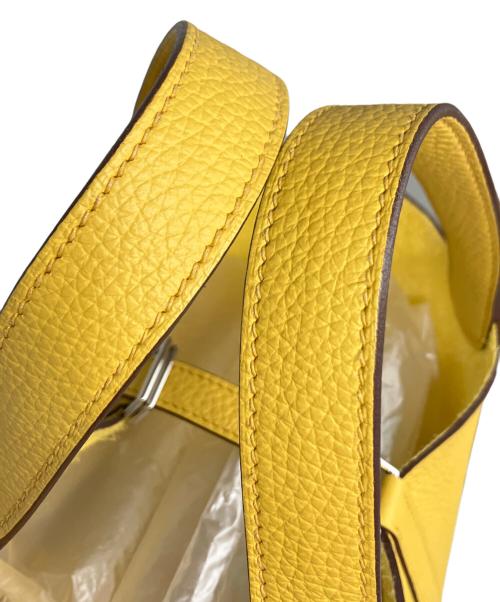 HERMES（エルメス）HERMES (エルメス) ピコタンロック PM/シルバー金具/トリヨンクレマンス/サン/W刻印 サン サイズ:PMの古着・服飾アイテム