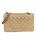 CHANEL (シャネル) マトラッセ25 Wフラップチェーンショルダーバッグ ベージュ サイズ:25：1000000円