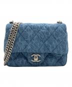 CHANELシャネル）の古着「カメリア デニム ミニマトラッセ」｜インディゴ