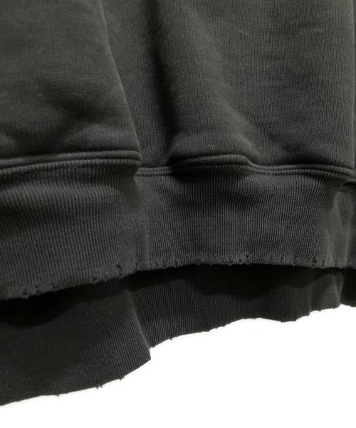 BALENCIAGA（バレンシアガ）BALENCIAGA (バレンシアガ) BALENCIAGA POLITICAL CAMPAIGN HOODIE/キャンペーンロゴダメージパーカー グレー サイズ:XXSの古着・服飾アイテム