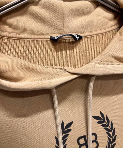 BALENCIAGA（バレンシアガ）BALENCIAGA (バレンシアガ) 19AW BB LOGO HOODIE/BBロゴパーカー ベージュ サイズ:Mの古着・服飾アイテム