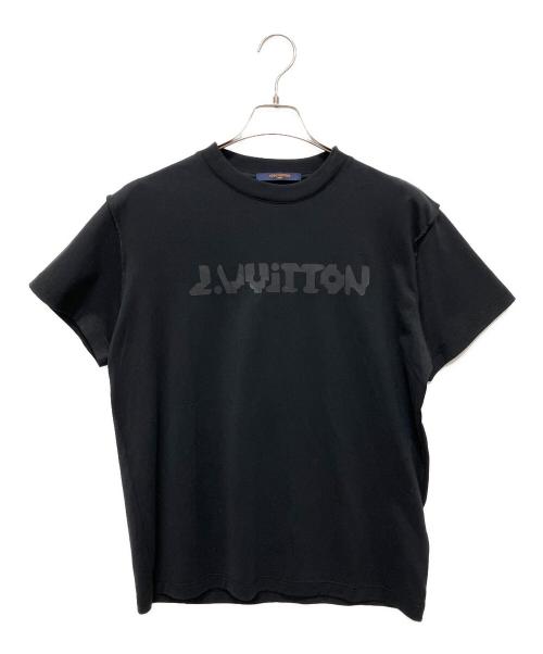 LOUIS VUITTON（ルイ ヴィトン）LOUIS VUITTON (ルイ ヴィトン) テルモヒートリアクティブプリントTシャツ ブラック サイズ:Ｓの古着・服飾アイテム