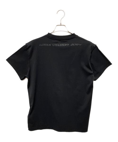 LOUIS VUITTON（ルイ ヴィトン）LOUIS VUITTON (ルイ ヴィトン) テルモヒートリアクティブプリントTシャツ ブラック サイズ:Ｓの古着・服飾アイテム
