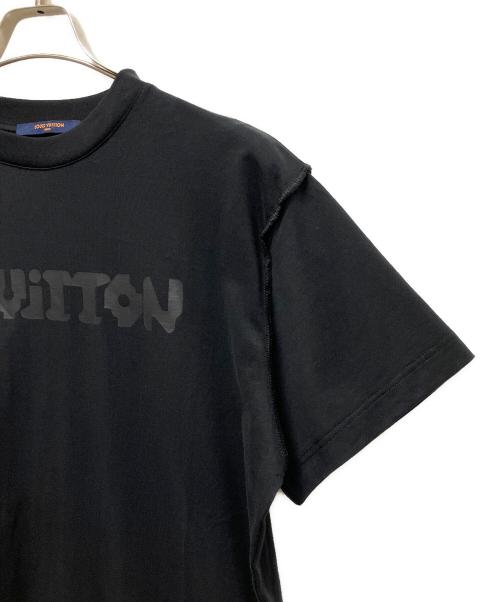 LOUIS VUITTON（ルイ ヴィトン）LOUIS VUITTON (ルイ ヴィトン) テルモヒートリアクティブプリントTシャツ ブラック サイズ:Ｓの古着・服飾アイテム