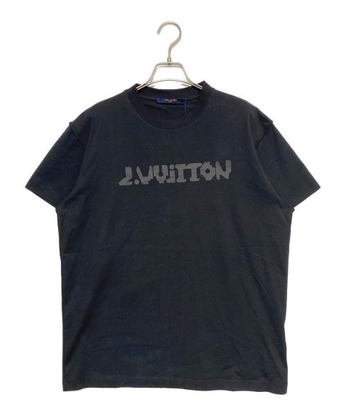 LOUIS VUITTON（ルイ ヴィトン）LOUIS VUITTON (ルイ ヴィトン) ロゴTシャツ ブラック サイズ:Mの古着・服飾アイテム
