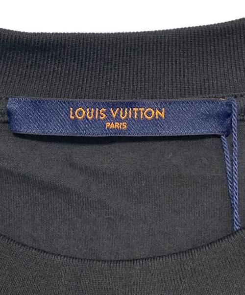 LOUIS VUITTON（ルイ ヴィトン）LOUIS VUITTON (ルイ ヴィトン) ロゴTシャツ ブラック サイズ:Mの古着・服飾アイテム
