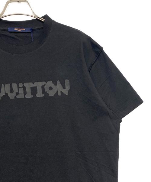 LOUIS VUITTON（ルイ ヴィトン）LOUIS VUITTON (ルイ ヴィトン) ロゴTシャツ ブラック サイズ:Mの古着・服飾アイテム