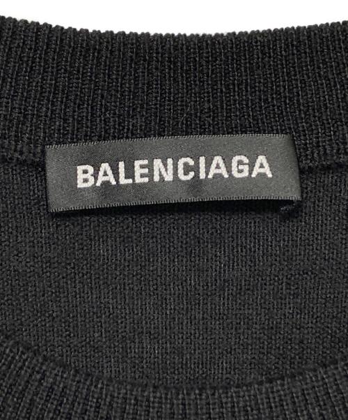 BALENCIAGA（バレンシアガ）BALENCIAGA (バレンシアガ) ロゴニット ブラック サイズ:Sの古着・服飾アイテム
