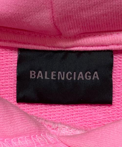 BALENCIAGA（バレンシアガ）BALENCIAGA (バレンシアガ) WFPロゴパーカー ピンク サイズ:XSの古着・服飾アイテム