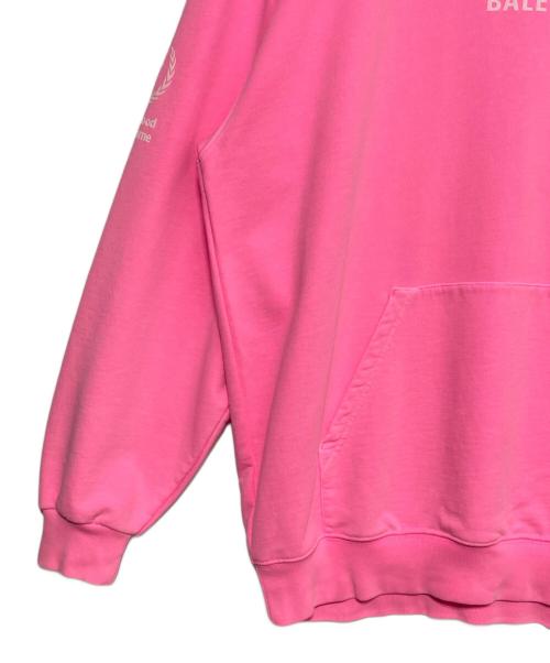 BALENCIAGA（バレンシアガ）BALENCIAGA (バレンシアガ) WFPロゴパーカー ピンク サイズ:XSの古着・服飾アイテム