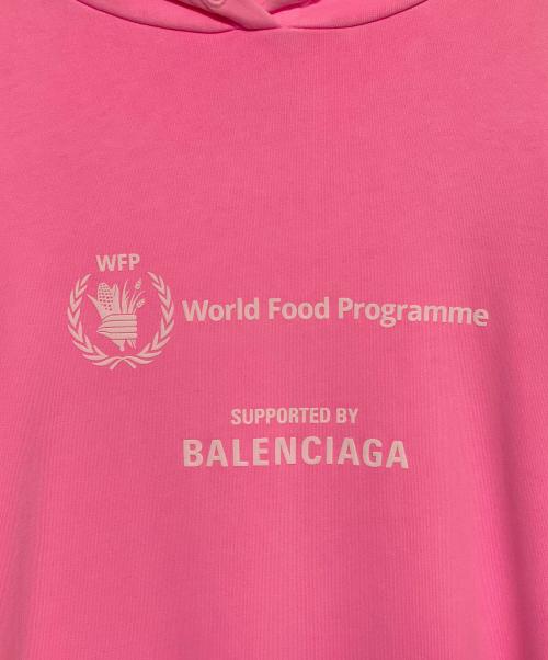 BALENCIAGA（バレンシアガ）BALENCIAGA (バレンシアガ) WFPロゴパーカー ピンク サイズ:XSの古着・服飾アイテム