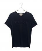GUCCIグッチ）の古着「トーナルロゴTシャツ」｜ブラック