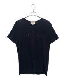 GUCCI（グッチ）の古着「トーナルロゴTシャツ」｜ブラック