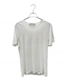GUCCI（グッチ）の古着「トーナルロゴ クルーネック Tシャツ」｜アイボリー