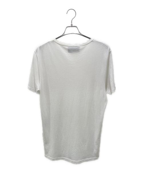 GUCCI（グッチ）GUCCI (グッチ) トーナルロゴ クルーネック Tシャツ アイボリー サイズ:Lの古着・服飾アイテム