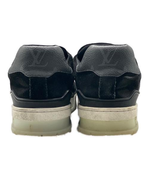 LOUIS VUITTON（ルイ ヴィトン）LOUIS VUITTON (ルイ ヴィトン) LV Trainer Sneakers 　LV トレイナー スニーカー ブラック サイズ:7　1/2の古着・服飾アイテム