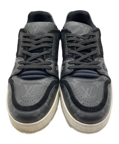 LOUIS VUITTON（ルイ ヴィトン）LOUIS VUITTON (ルイ ヴィトン) LV Trainer Sneakers 　LV トレイナー スニーカー ブラック サイズ:7　1/2の古着・服飾アイテム