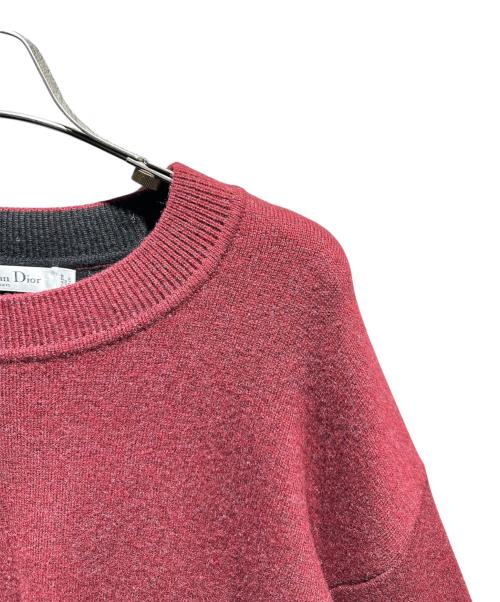 Christian Dior（クリスチャン ディオール）Christian Dior (クリスチャン ディオール) J'adiorロゴニット ワインレッド サイズ:36の古着・服飾アイテム