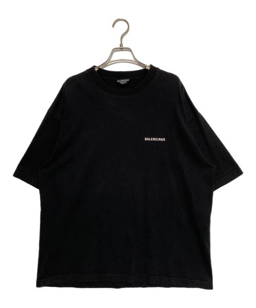 BALENCIAGA（バレンシアガ）BALENCIAGA (バレンシアガ) ロゴTシャツ ブラック サイズ:XLの古着・服飾アイテム