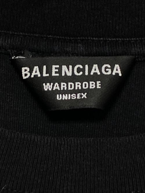 BALENCIAGA（バレンシアガ）BALENCIAGA (バレンシアガ) ロゴTシャツ ブラック サイズ:XLの古着・服飾アイテム