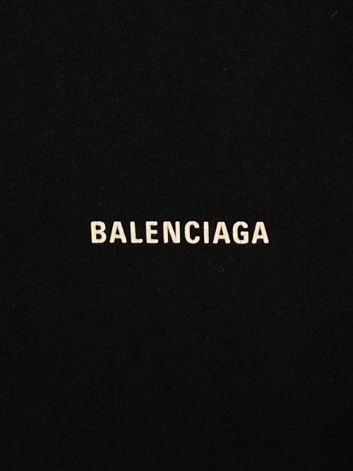 BALENCIAGA（バレンシアガ）BALENCIAGA (バレンシアガ) ロゴTシャツ ブラック サイズ:XLの古着・服飾アイテム