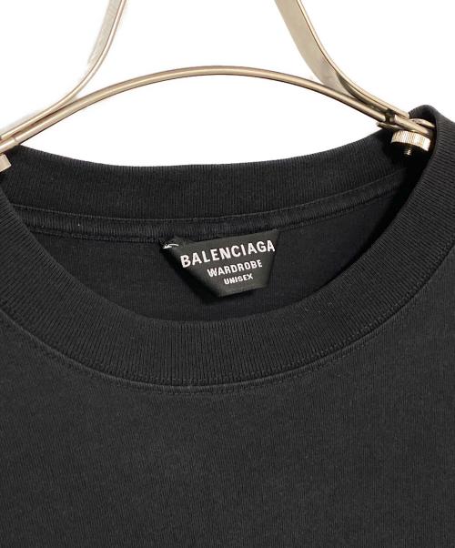 BALENCIAGA（バレンシアガ）BALENCIAGA (バレンシアガ) ロゴTシャツ ブラック サイズ:XLの古着・服飾アイテム
