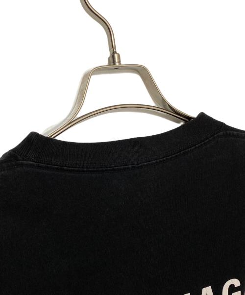 BALENCIAGA（バレンシアガ）BALENCIAGA (バレンシアガ) ロゴTシャツ ブラック サイズ:XLの古着・服飾アイテム