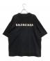 BALENCIAGA (バレンシアガ) ロゴTシャツ ブラック サイズ:XL：40000円