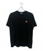 MONCLERモンクレール）の古着「レザーパッチクルーネックTシャツ」｜ブラック