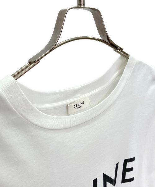 CELINE（セリーヌ）CELINE (セリーヌ) ロゴ Tシャツ ホワイト サイズ:Sの古着・服飾アイテム