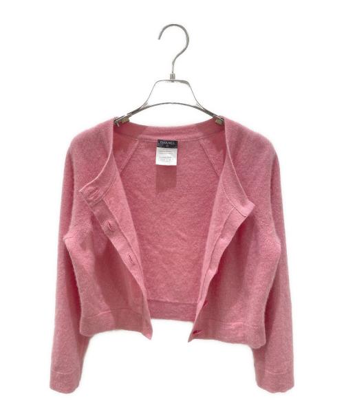 CHANEL（シャネル）CHANEL (シャネル) ココボタンカーディガン ピンク サイズ:38の古着・服飾アイテム