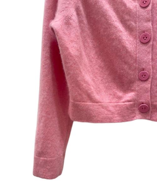 CHANEL（シャネル）CHANEL (シャネル) ココボタンカーディガン ピンク サイズ:38の古着・服飾アイテム