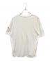 MONCLER (モンクレール) MAGLIA T-SHIRT ネックロゴカットソー ホワイト サイズ:XL：24000円