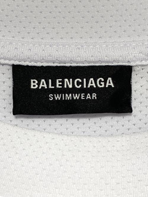 BALENCIAGA（バレンシアガ）BALENCIAGA (バレンシアガ) Technical Mesh Swim T-Shirt ホワイト サイズ:XSの古着・服飾アイテム